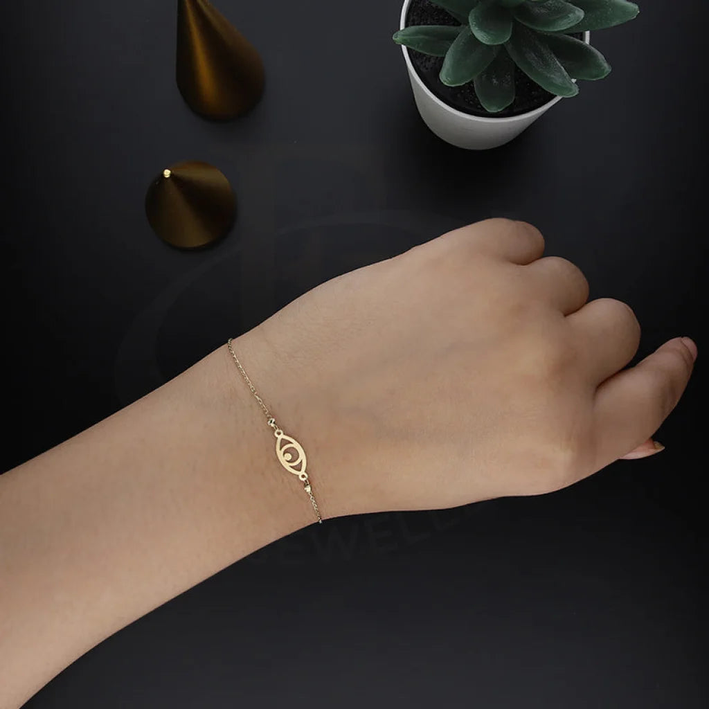 Gold Evil Eye Bracelet 18KT - FKJBRL18K5325