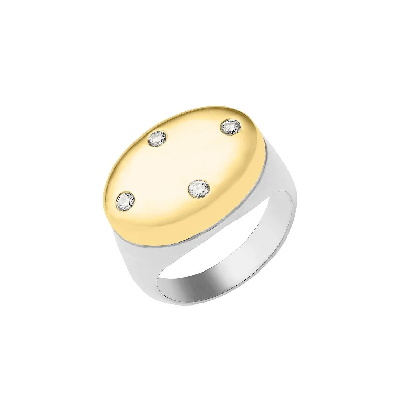 Tyler Two-Tone Signet Ring