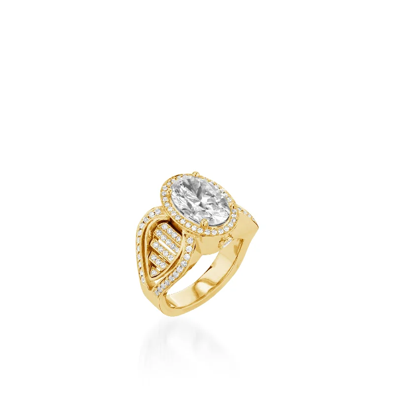 Josephine Elite Yellow Gold Diamond Ring