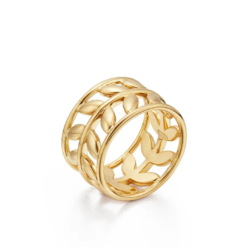 18K Vine Ring