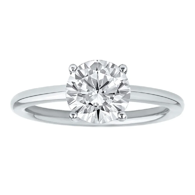 1-1/2ct Certified Lab Grown Diamond Solitaire Engagement Ring