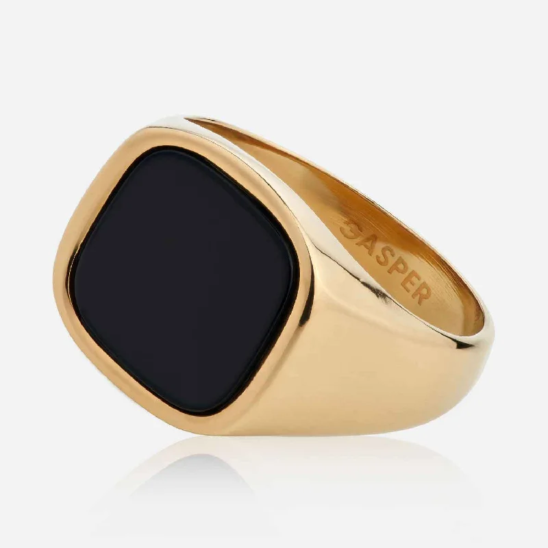 Square Onyx Ring