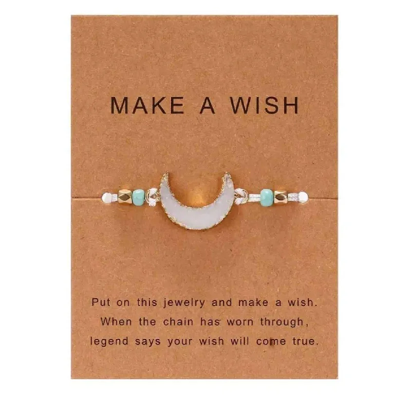 Moon Wish Card Bracelet