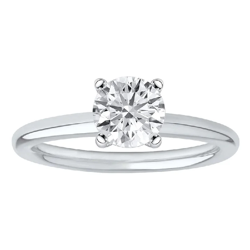 1ct Certified Lab Grown Diamond Solitaire Engagement Ring