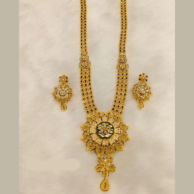 Sunrise Gold  Forming Long Necklace Set