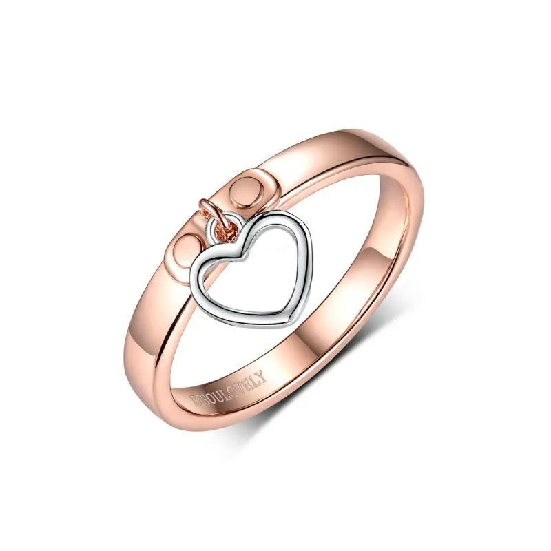 I'm Yours Heart Collar Ring - Stainless Steel