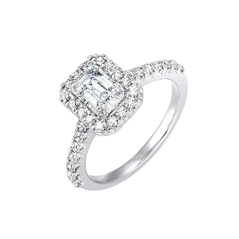 14K Diamond Engagement Ring