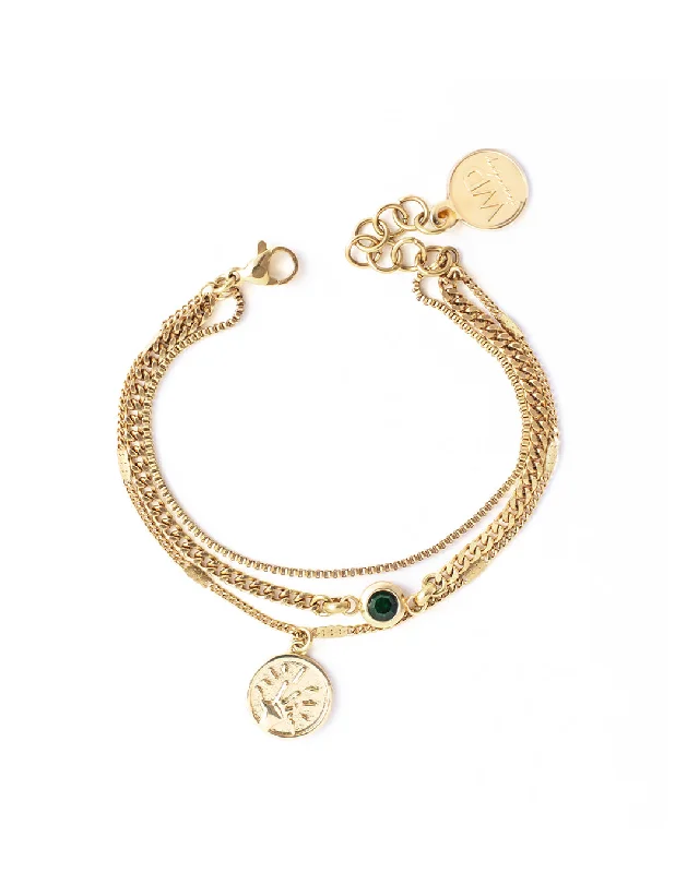 Beryl Gold Bracelet