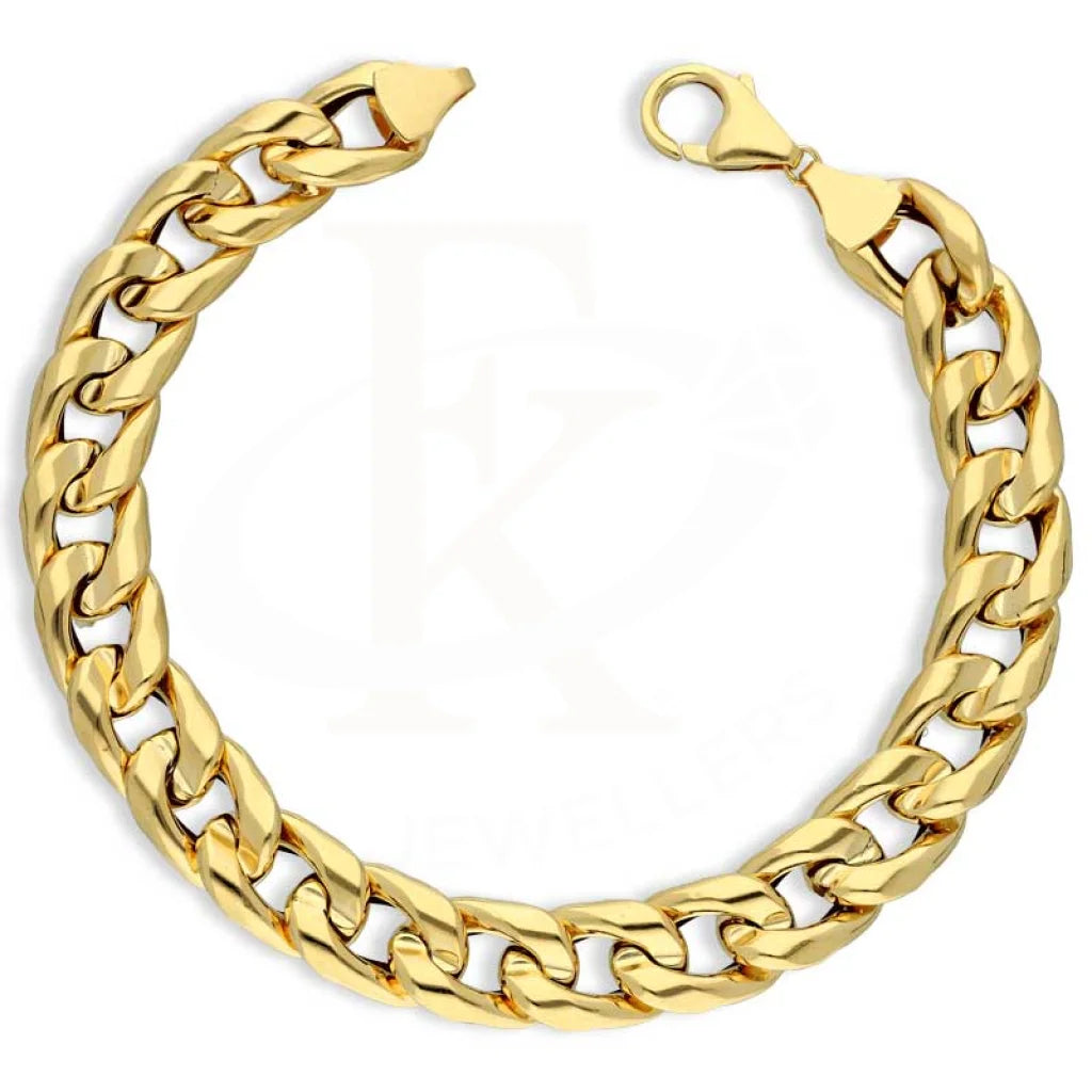 Gold Curb Bracelet 18KT - FKJBRL18K2671