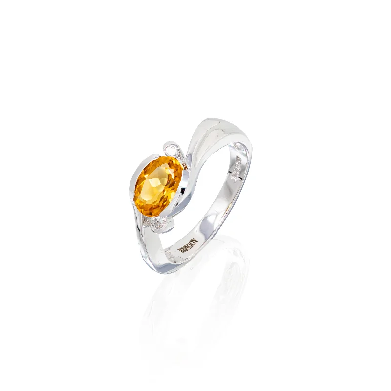 Citrine and Diamond