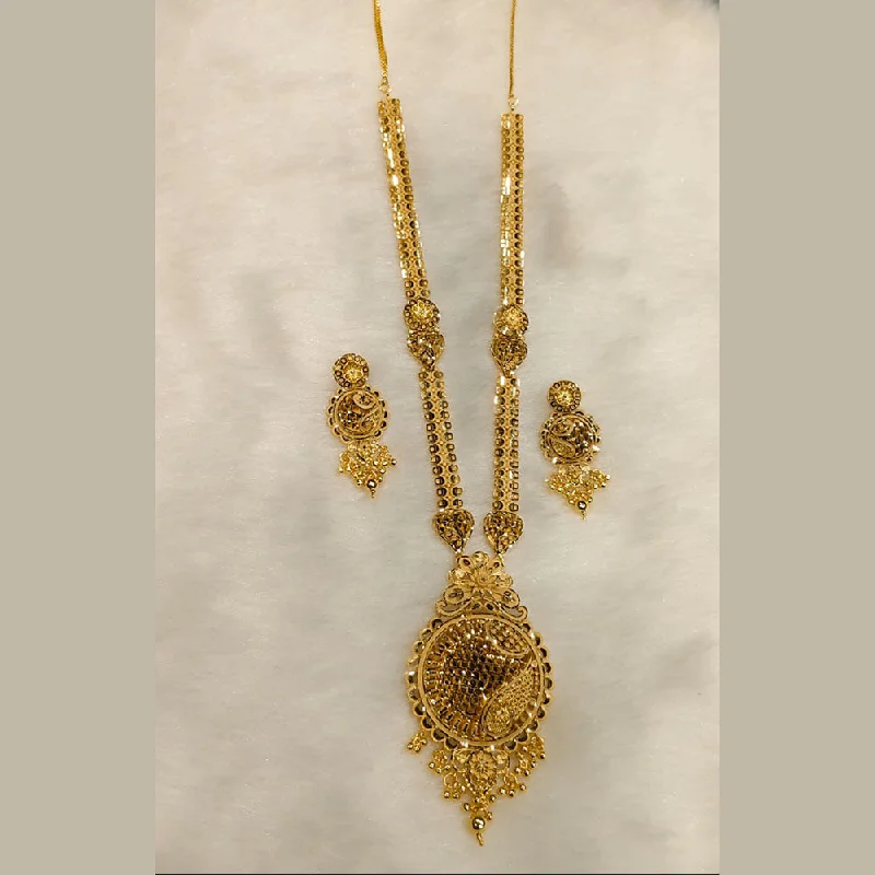 Sunrise Gold  Forming Long Necklace Set