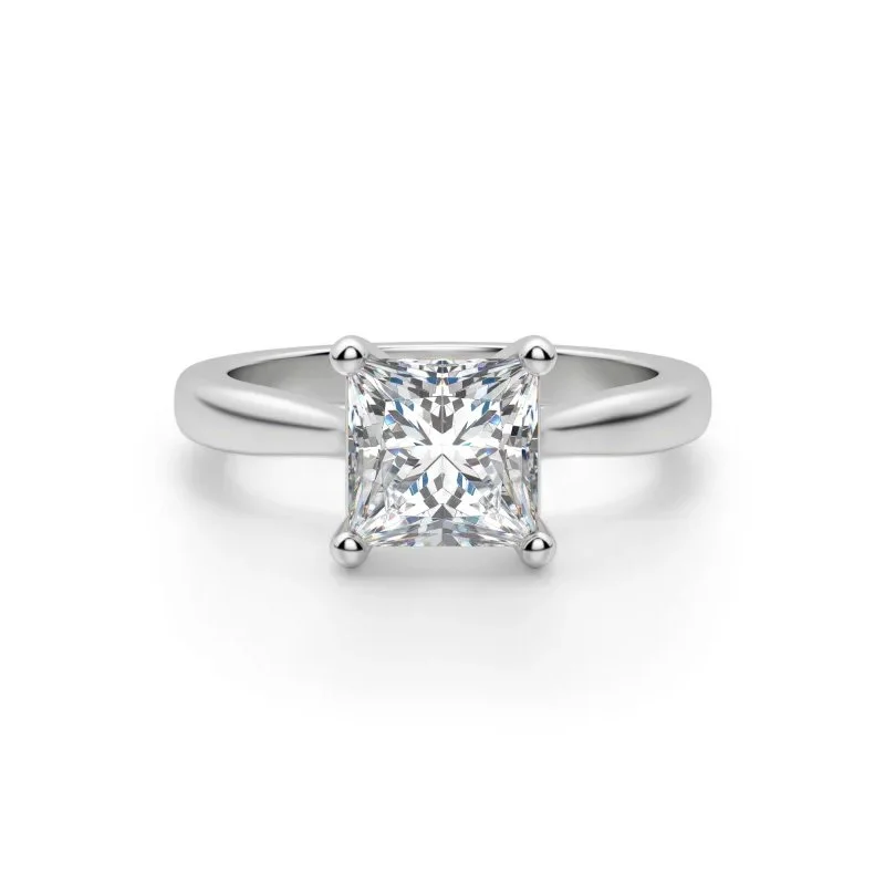 2ct Certified Lab Grown Diamond Solitaire Engagement Ring