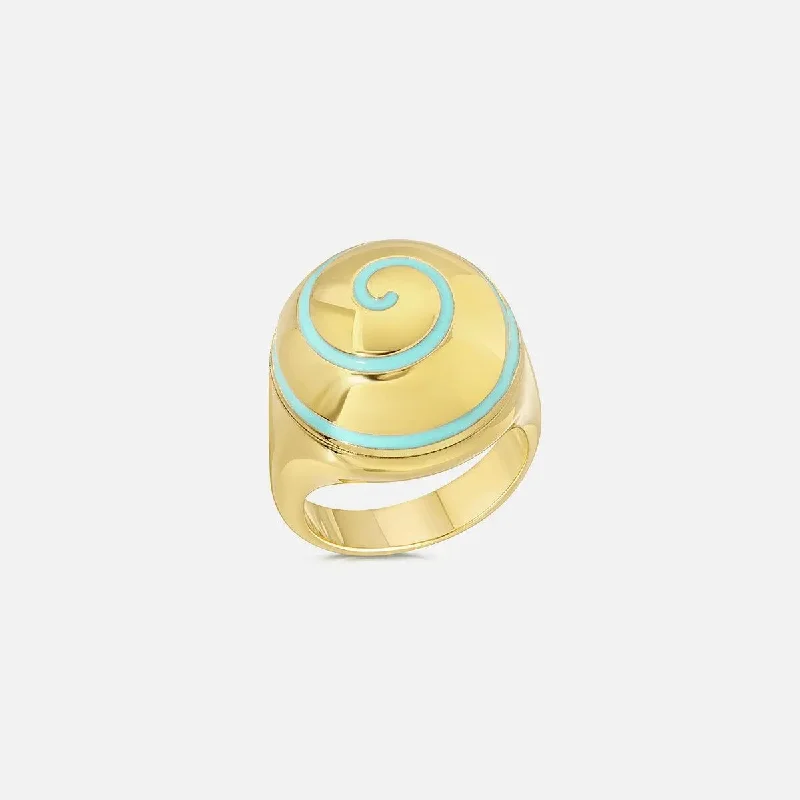 Swirl Pillbox Ring