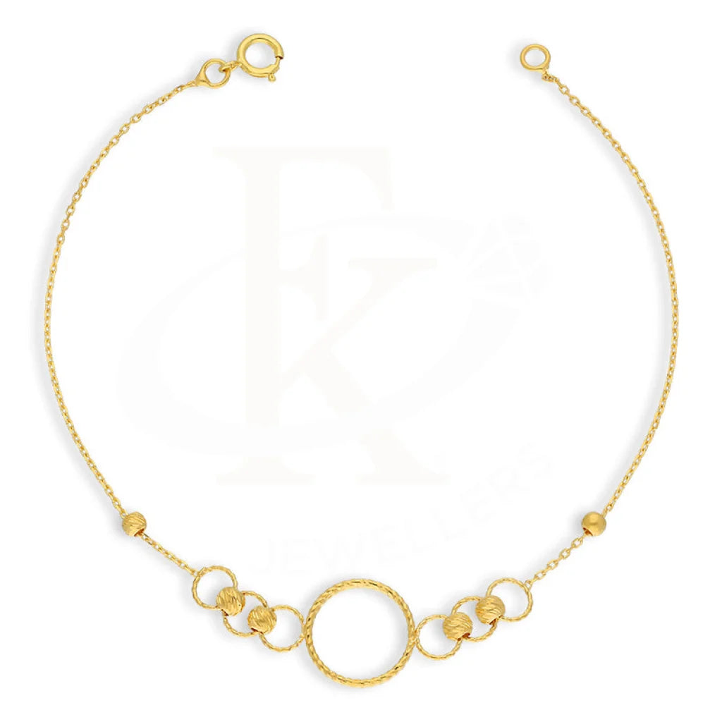 Gold Rings Bracelet 21KT - FKJBRL21KM5095