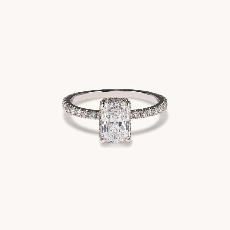 1.20 Radiant Natural Diamond Engagement Ring