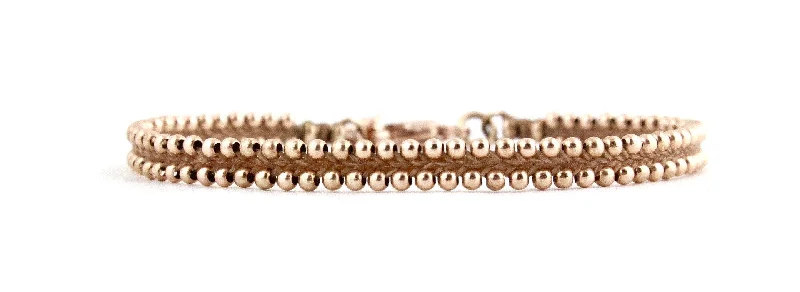 Teenie Crossroads Bracelet in Rose Gold