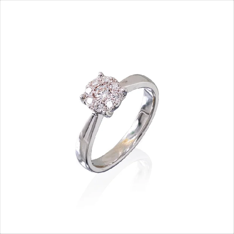 Round Diamond Bouquet Ring