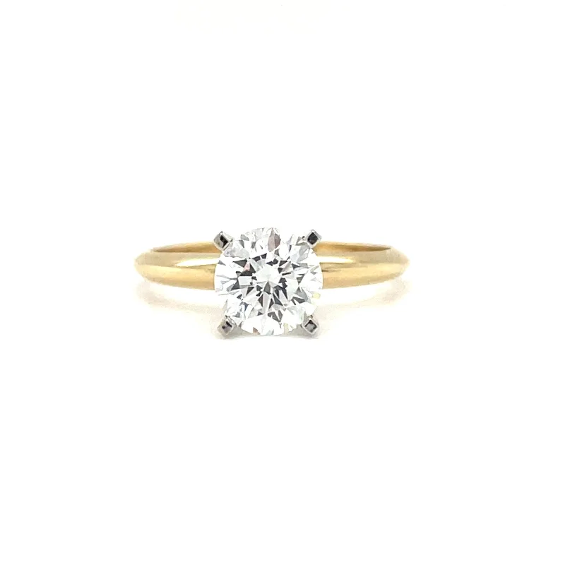 14k Lady's Two Tone Engagement Ring