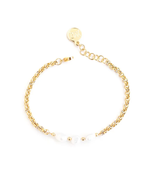 Ivory Gold Bracelet