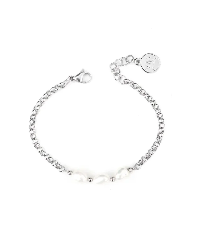 Ivory Silver Bracelet