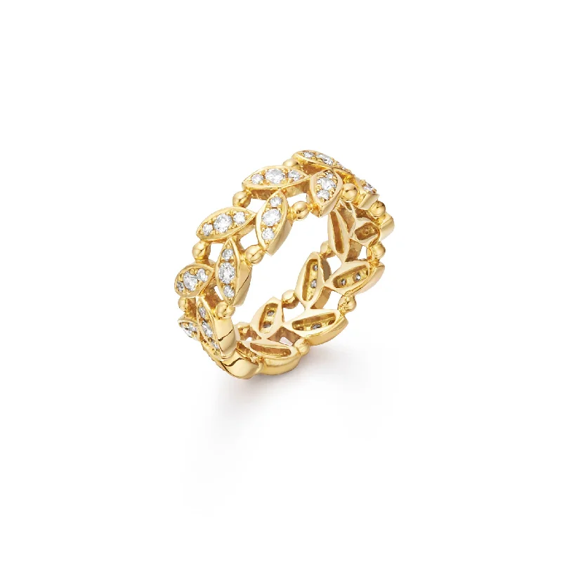 18K Foglia Ring