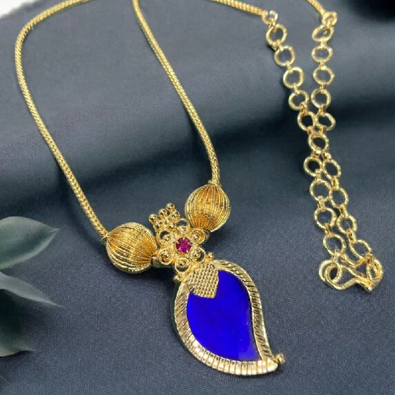 Sona Creation Gold Plated Long Necklace