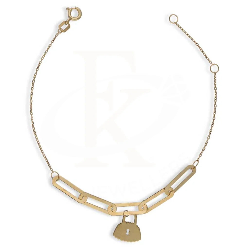 Gold Lock Bracelet 18KT - FKJBRL18K2904