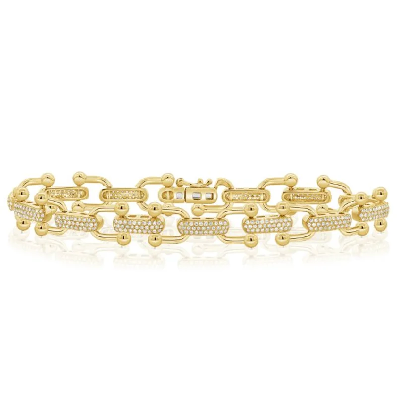 14K GOLD DIAMOND MARLA BRACELET