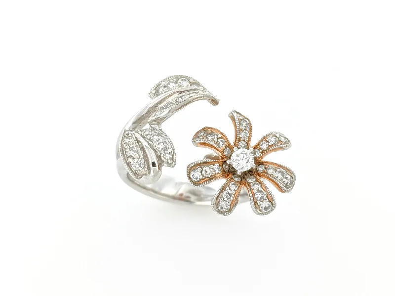 Diamond Daisy Ring