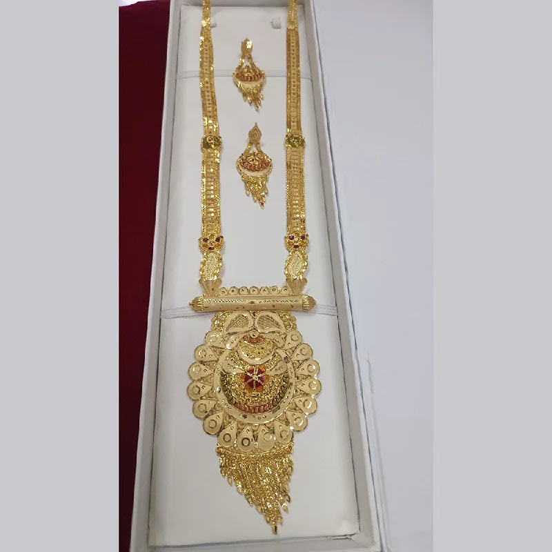 Pari Art Jewellery Forming Long Necklace Set