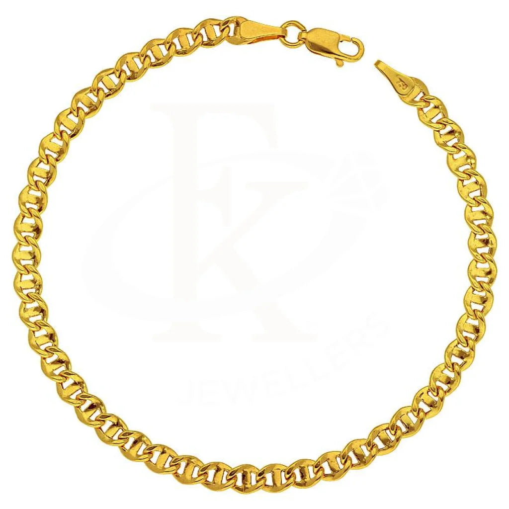 Gold Mariner Chain Bracelet 18KT - FKJBRL2117