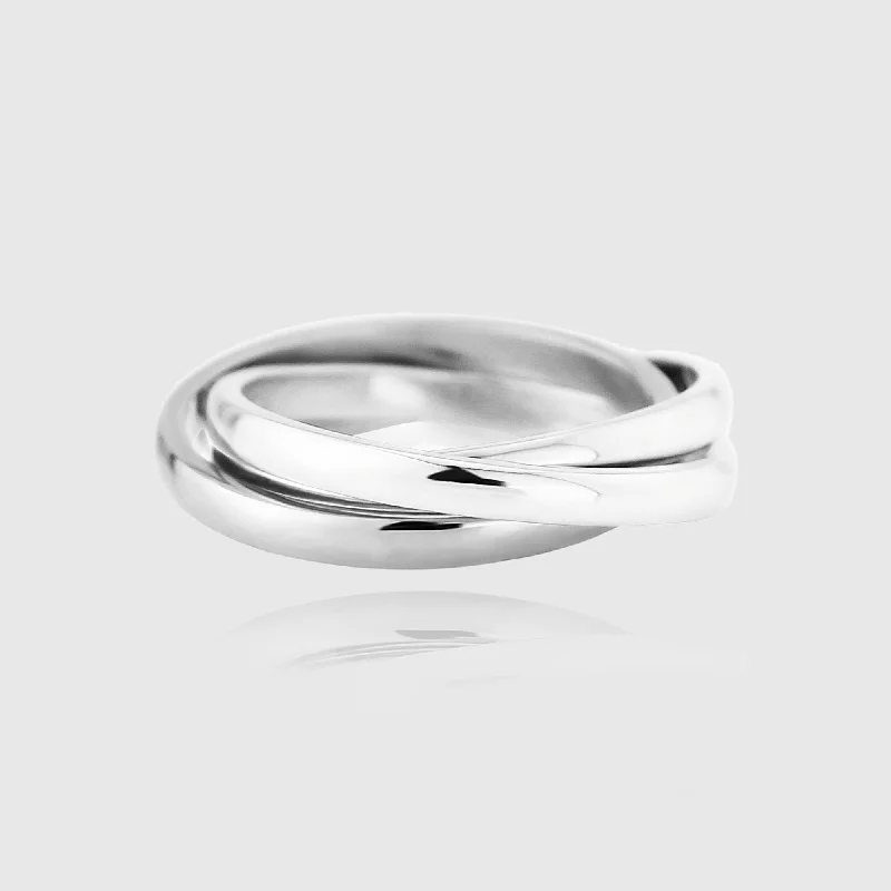 Walton White Gold Russian Wedding Ring 2mm