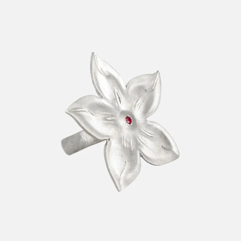 Fleur Ring, Silver