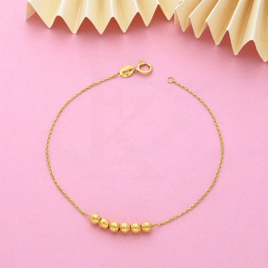 Gold Bracelet With Balls 21KT - FKJBRL21K7808