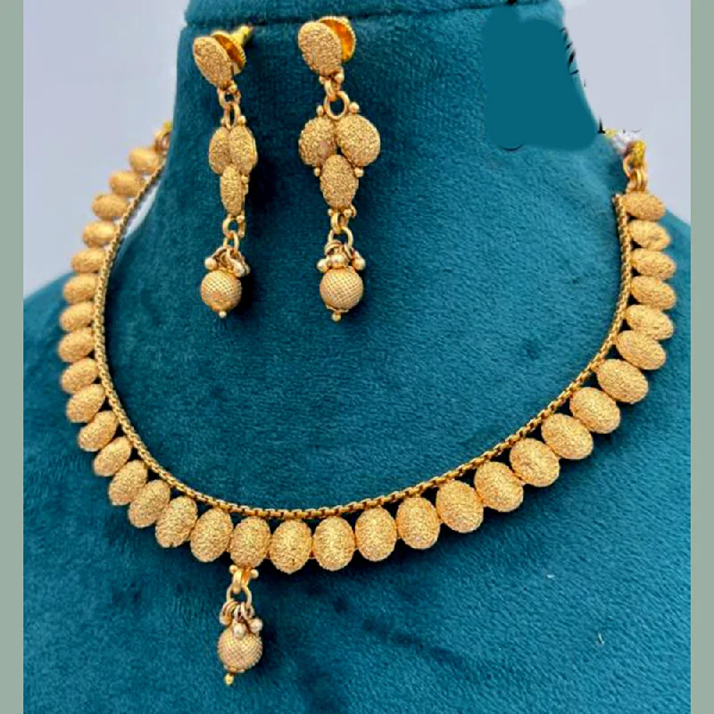 Jewel Addiction Copper Gold Necklace Set