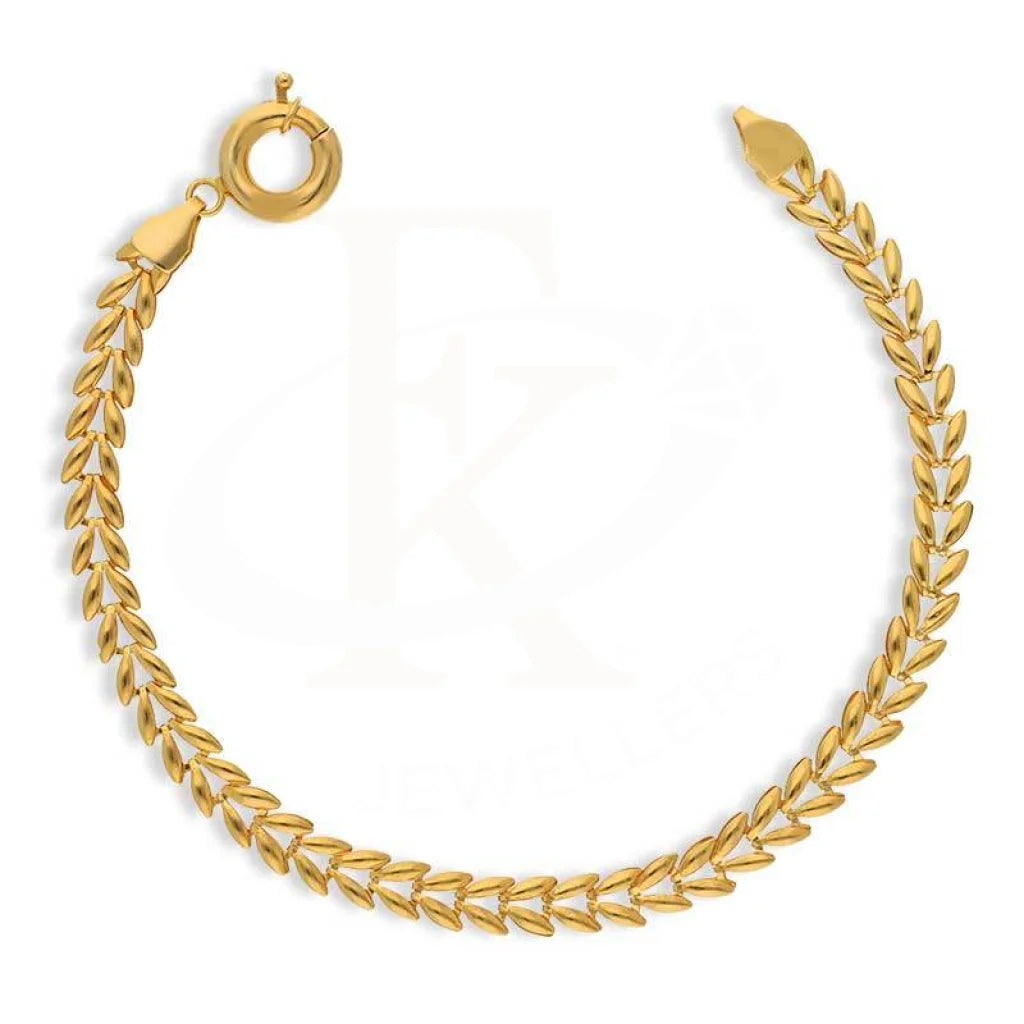 Gold Leaf Bracelet 21KT - FKJBRL21K2955