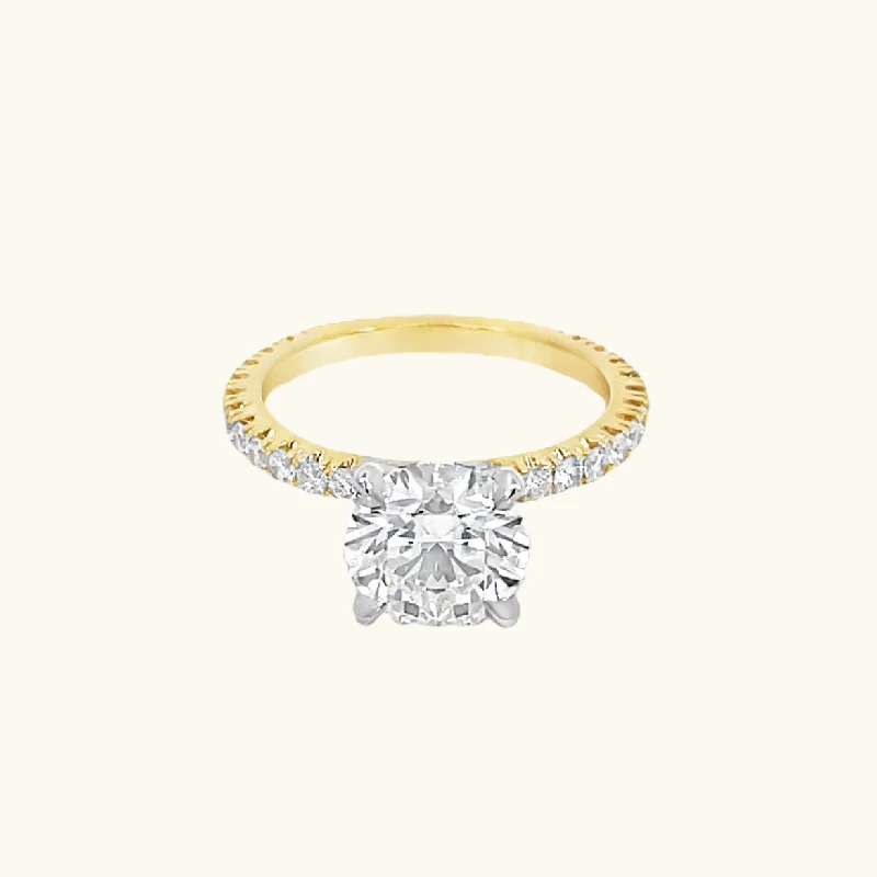 2.10 Round Lab Diamond Engagement Ring