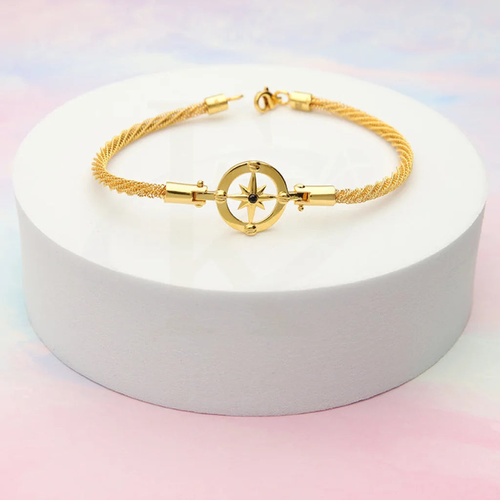 Gold Pave Starburst Bracelet 22KT - FKJBRL22K5033