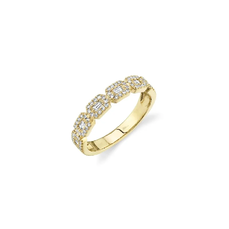 Shy Creation Baguette Diamond Ring