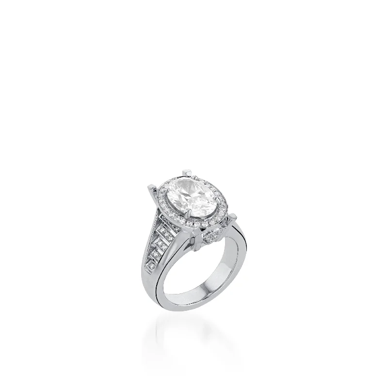 Elizabeth Elite White Gold Diamond Ring